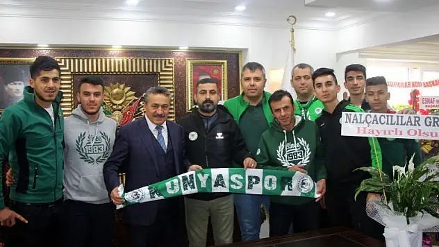 Nalçacılılar Taraftar Derneğinden Başkan Tutal'a ziyaret