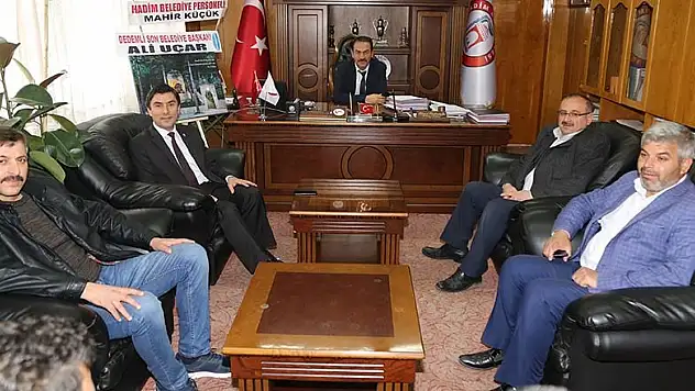Başkan Hadimioğlu'na tebrik ziyaretleri sürüyor