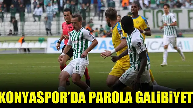Konyaspor'da parola galibiyet