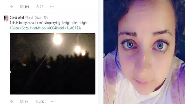 Yatak odasından katliam tweetleri