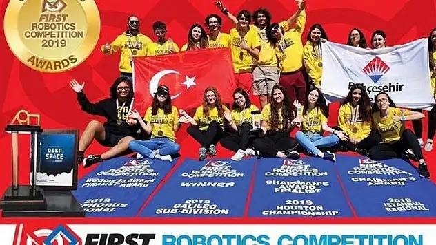 Türk robotik takımı ABD'de şampiyonluğa yürüdü