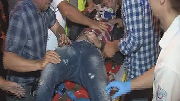 Pompalı tüfekle kavgaya gitti ama...