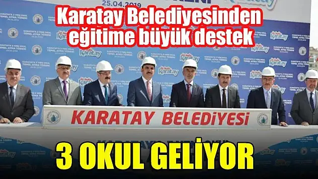 Karatay Belediyesinden eğitime büyük destek
