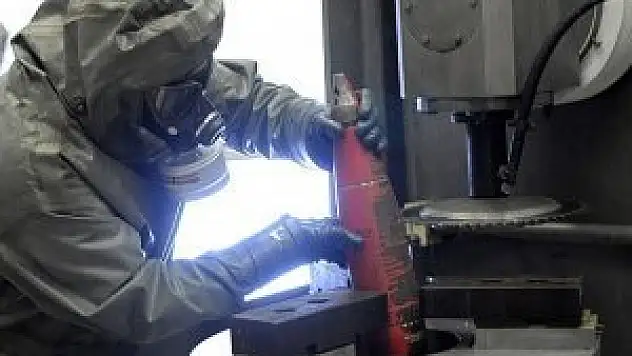 Kimyasal maddelerin imhasını tamamladı