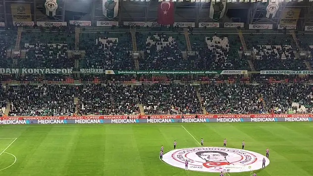 Konyasporlu taraftarlardan tam destek