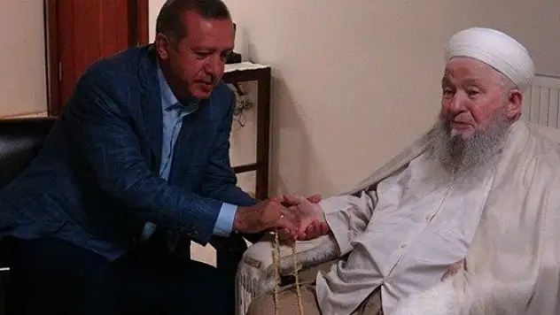 Erdoğan, Mahmut Efendi'yi ziyaret etti