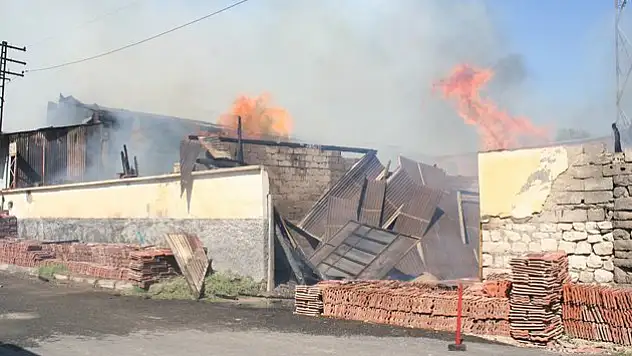 Konya'da iş yeri yangını