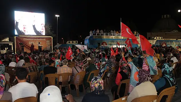 Konya'da Erdoğan kutlaması