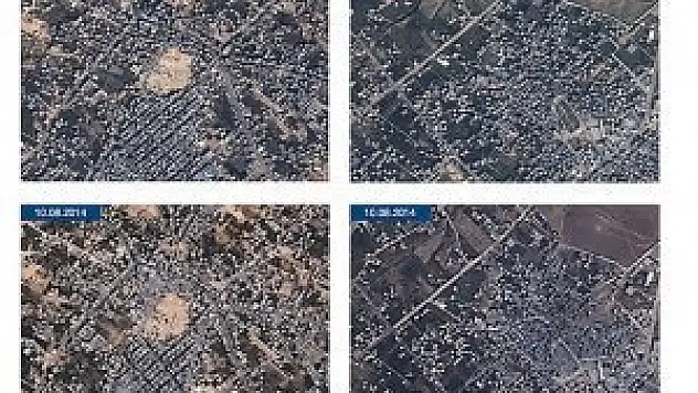 Gazze yıkımını GÖKTÜRK-2 gözler önüne serdi