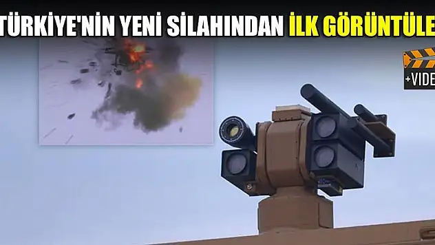 Türkiye'nin yeni silahından ilk görüntüler