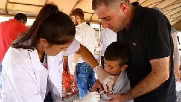 Türkiye'ye sığınan Yezidilere sağlık taraması