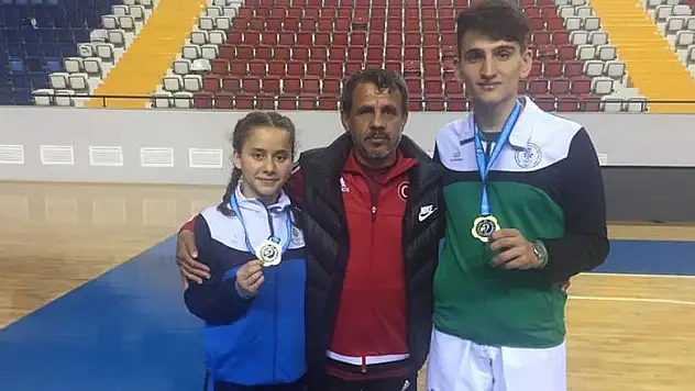 Selçuklu'dan tekvandoda 3 madalya
