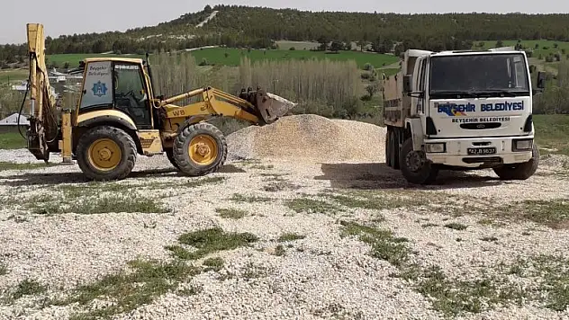 Beyşehir'de yayla yolları yaza hazırlanıyor