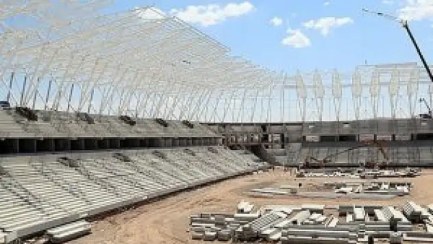 Türkiye'nin ilk ekolojik stadı yükseliyor