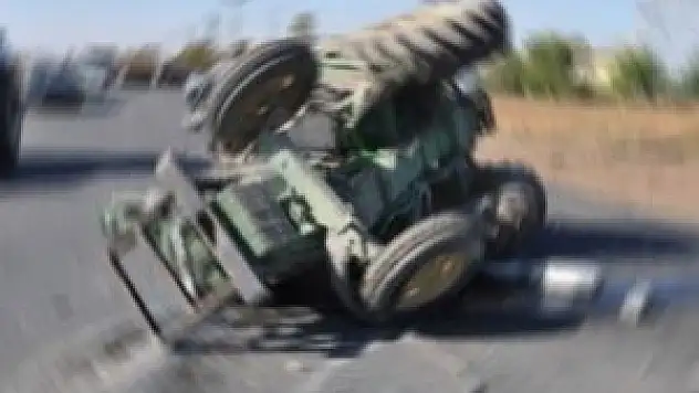 Traktör devrildi: 1 ölü