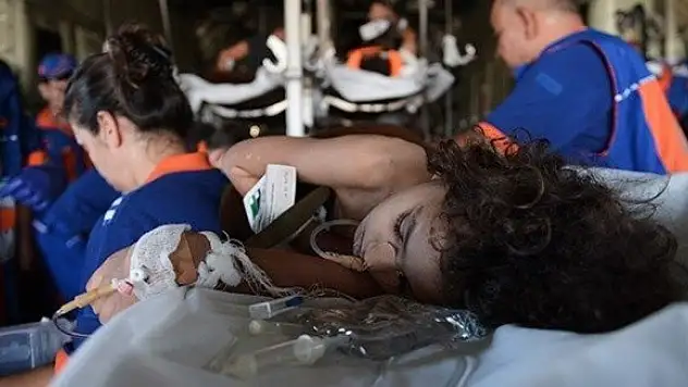 23 yaralı Filistinli daha Türkiye'ye getiriliyor