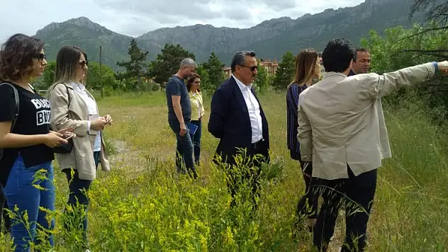 Seydişehir'de millet bahçesi çalışmalarına başlandı