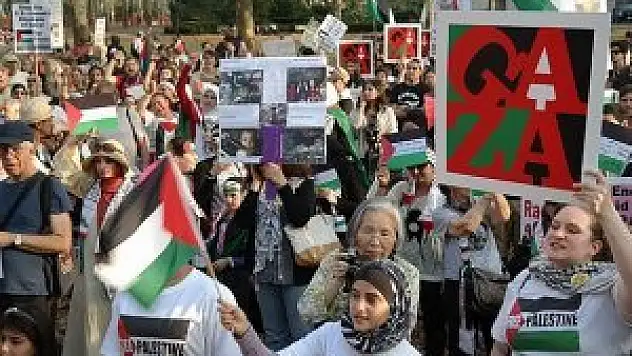 ABD'de Gazze'yle dayanışma yürüyüşü