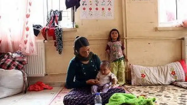 Köy okulları Yezidilerin barınma merkezi oldu