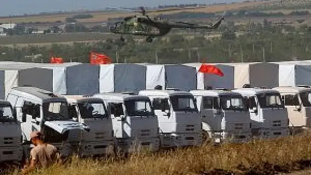 Rusya yardımları Ukrayna'da