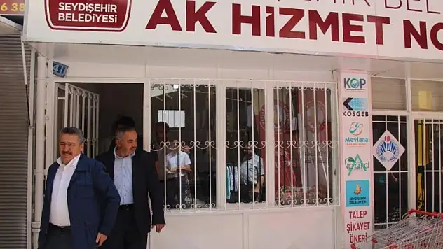 Seydişehir'de AK Hizmet Noktası vatandaşların hizmetinde