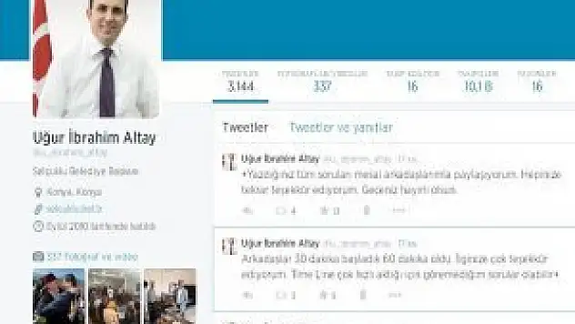 Başkan Altay sosyal medya kullanıcıları ile buluştu