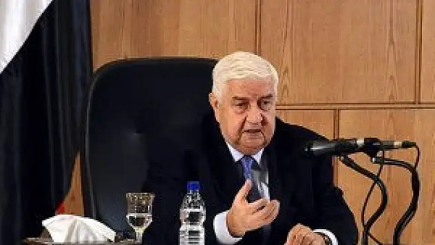 Suriye Dışişleri Bakanı Muallim ABD'yi uyardı