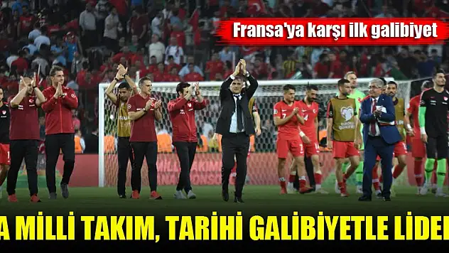 A Milli Takım, tarihi galibiyetle lider