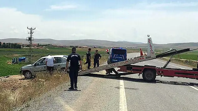 Konya'da trafik kazası: 2 yaralı