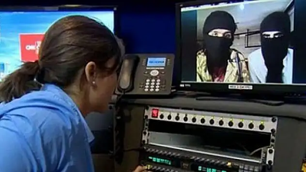 IŞİD militanları CNN canlı yayınına bağlandı