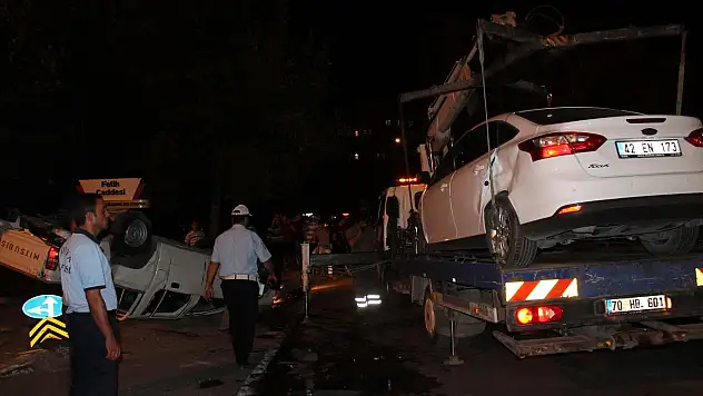 Konya'da trafik kazası: 4 yaralı