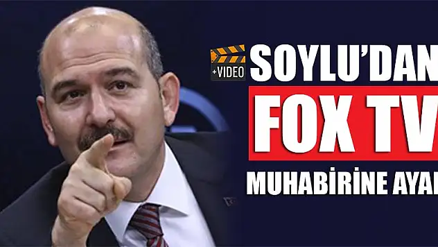 Soylu'dan FOX TV muhabirine ayar:  Siz ahlaksızlığın ortaya çıkarılmasını eleştiriyorsunuz, ahlaksızları eleştirmiyorsunuz
