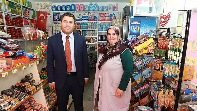 Halkapınar Kaymakamı Bozkurtoğlu, esnafı ziyaret etti