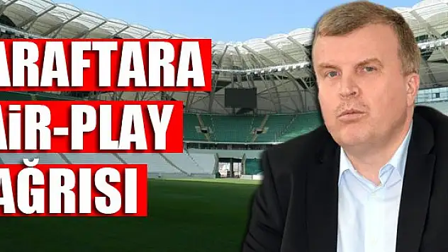 Hoşgörü şehri Konya'dan taraftara 'fair-play' çağrısı