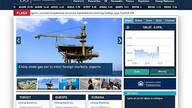 AA Enerji Haberleri Terminali yayına başladı