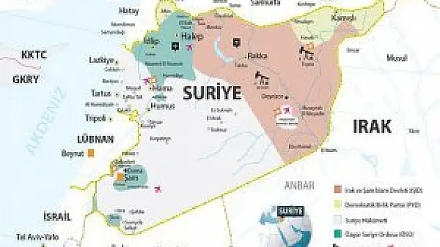 IŞİD Suriye'de bir çok bölgeyi tehdit ediyor