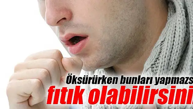 Öksürürken bunları yapmazsanız fıtık olabilirsiniz
