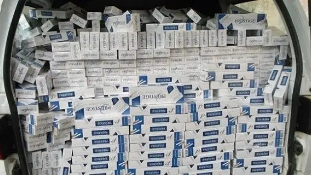 Erzurum'da 363 bin paket kaçak sigara ele geçirildi