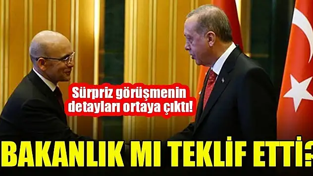 Sürpriz görüşmenin detayları ortaya çıktı! Bakanlık mı teklif etti?