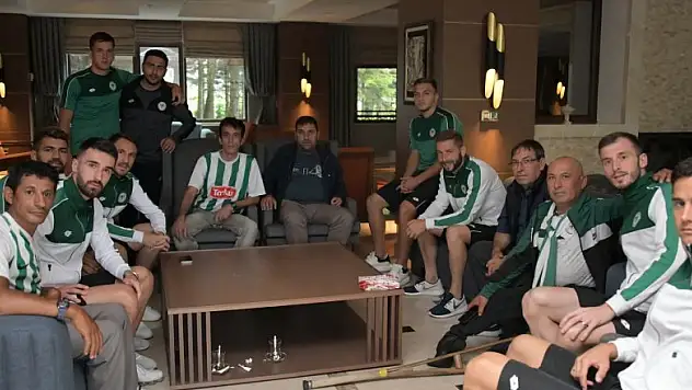 Engelli taraftarlar Konyaspor'u ziyaret etti