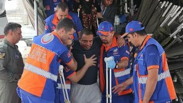 Filistinli yaralılar ülkelerine dönüyor