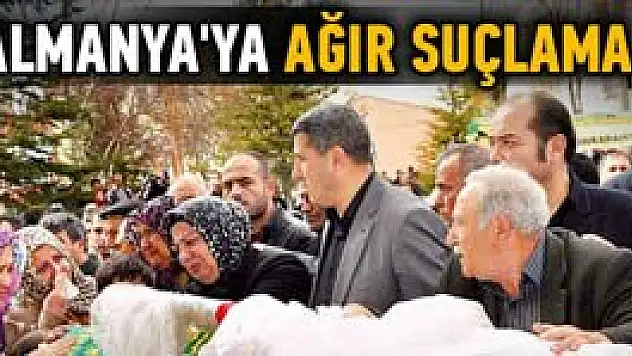 Almanya'ya ağır suçlama