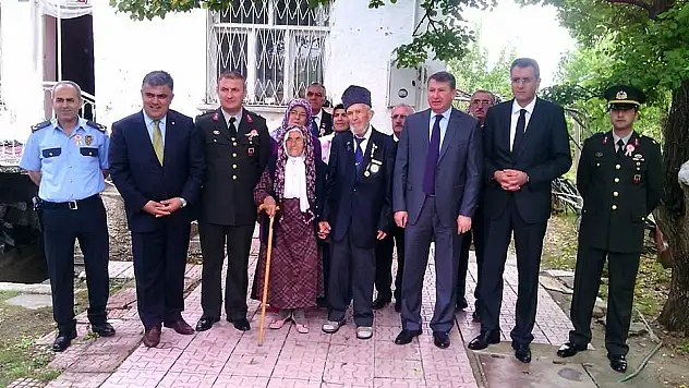 Ereğli'nin yaşan tek Kore Gazisine ziyaret