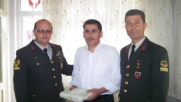 Jandarmadan gazilere ziyaret