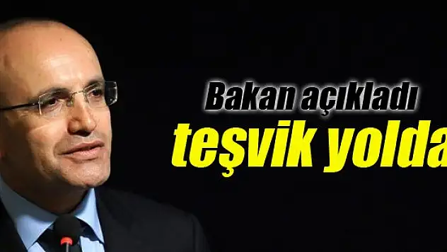 Bakan açıkladı teşvik yolda!