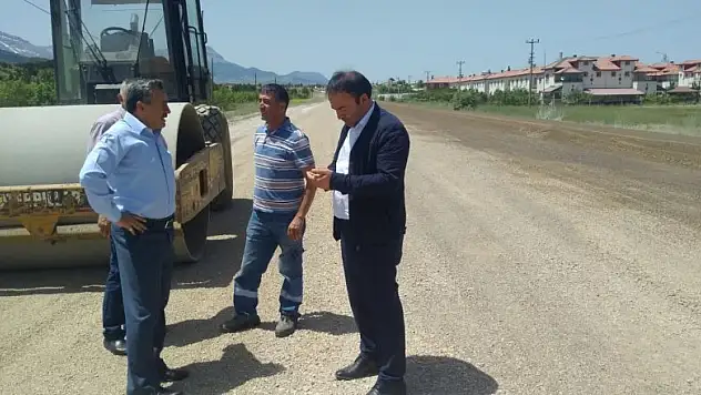 Seydişehir'de maden yolu asfaltlanarak kullanıma açıldı