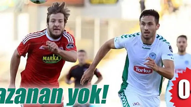 Sivas'ta kazanan yok!