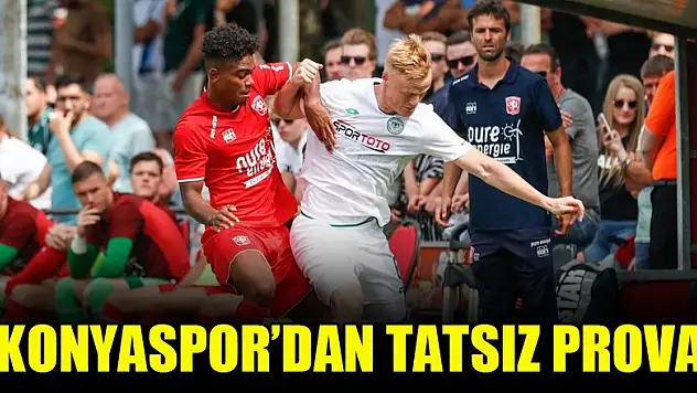 Konyaspor'dan tatsız prova