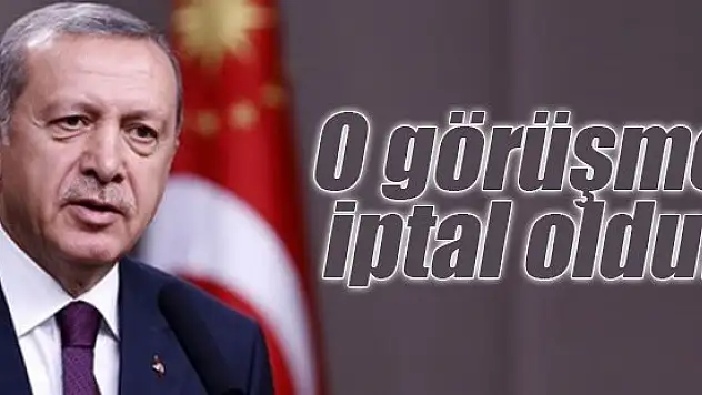 Erdoğan'ın Yahudi Kongresi ile görüşmesi iptal