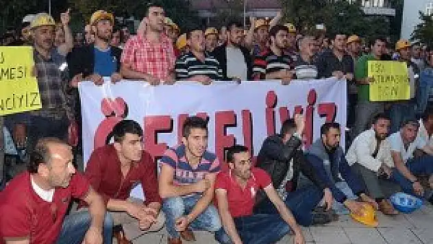 Zonguldak'ta maden işçileri oturma eylemi başlattı